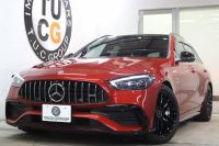 AMG Cクラス C43ｽﾃｰｼｮﾝﾜｺﾞﾝ 4MATIC ｽﾃｰｼｮﾝﾜｺﾞﾝ ﾚｰﾀﾞｰｾｰﾌﾃｨPKG　BSG搭載 MEｺﾈｸﾄ ｷｰﾚｽｺﾞｰ 赤/黒本革 ﾍﾞﾝﾁﾚｰﾀｰ ﾊﾟﾉﾗﾏSR ﾍｯﾄﾞｱｯﾌﾟD MBUXﾅﾋﾞTV&ARﾅﾋﾞ ｽﾏﾎ連携 ﾌﾞﾙﾒｽﾀｰ 360ｶﾒﾗ PTS LEDﾗｲﾄ 自動Rｹﾞｰﾄ AMG専用装備&ﾁｭｰﾆﾝｸﾞ 9AT　2年保証