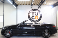 メルセデスベンツ Cクラス C180ｶﾌﾞﾘｵﾚ ｽﾎﾟｰﾂ ﾚｻﾞｰｴｸｽｸﾙｰｼﾌﾞ&ﾚｰﾀﾞｰｾｰﾌﾃｨPKG　後期 MEｺﾈｸﾄ ｷｰﾚｽｺﾞｰ 白本革 赤幌 ｴｱｽｶｰﾌ ﾍｯﾄﾞｱｯﾌﾟD HDDﾅﾋﾞTV ｽﾏﾎ連携 ﾊﾞｯｸｶﾒﾗ PTS LEDﾗｲﾄ AMGｴｱﾛ&19AW ｴｱｻｽ ﾀﾞｲﾅﾐｯｸS 9AT　2年保証