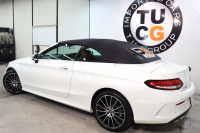 メルセデスベンツ Cクラス C180ｶﾌﾞﾘｵﾚ ｽﾎﾟｰﾂ ﾚｻﾞｰｴｸｽｸﾙｰｼﾌﾞ&ﾚｰﾀﾞｰｾｰﾌﾃｨPKG　後期 1ｵｰﾅｰ MEｺﾈｸﾄ ｷｰﾚｽｺﾞｰ 赤本革 ﾍｯﾄﾞｱｯﾌﾟD HDDﾅﾋﾞTV ｽﾏﾎ連携 ﾊﾞｯｸｶﾒﾗ PTS LEDﾗｲﾄ AMGｴｱﾛ&19AW ｴｱｻｽ 黒幌 9AT　2年保証