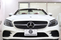 メルセデスベンツ Cクラス C180ｶﾌﾞﾘｵﾚ ｽﾎﾟｰﾂ ﾚｻﾞｰｴｸｽｸﾙｰｼﾌﾞ&ﾚｰﾀﾞｰｾｰﾌﾃｨPKG　後期 1ｵｰﾅｰ MEｺﾈｸﾄ ｷｰﾚｽｺﾞｰ 赤本革 ﾍｯﾄﾞｱｯﾌﾟD HDDﾅﾋﾞTV ｽﾏﾎ連携 ﾊﾞｯｸｶﾒﾗ PTS LEDﾗｲﾄ AMGｴｱﾛ&19AW ｴｱｻｽ 黒幌 9AT　2年保証