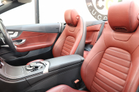 メルセデスベンツ Cクラス C180ｶﾌﾞﾘｵﾚ ｽﾎﾟｰﾂ ﾚｻﾞｰｴｸｽｸﾙｰｼﾌﾞ&ﾚｰﾀﾞｰｾｰﾌﾃｨPKG　後期 1ｵｰﾅｰ MEｺﾈｸﾄ ｷｰﾚｽｺﾞｰ 赤本革 ﾍｯﾄﾞｱｯﾌﾟD HDDﾅﾋﾞTV ｽﾏﾎ連携 ﾊﾞｯｸｶﾒﾗ PTS LEDﾗｲﾄ AMGｴｱﾛ&19AW ｴｱｻｽ 黒幌 9AT　2年保証