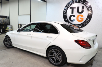 メルセデスベンツ Cクラス C200 AVG AMGﾗｲﾝ ﾚｻﾞｰｴｸｽｸﾙｰｼﾌﾞ&ﾚｰﾀﾞｰｾｰﾌﾃｨPKG　BSG搭載 後期 1ｵｰﾅｰ MEｺﾈｸﾄ ｷｰﾚｽｺﾞｰ 黒本革 ﾍｯﾄﾞｱｯﾌﾟD HDDﾅﾋﾞTV ｽﾏﾎ連携 ﾌﾞﾙﾒｽﾀｰ ﾊﾞｯｸｶﾒﾗ PTS LEDﾗｲﾄ 自動ﾄﾗﾝｸ ﾊﾝｽﾞﾌﾘｰA AMGｴｱﾛ&18AW ｴｱｻｽ 9AT　2年保証【期間限定在庫】