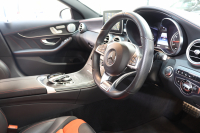 AMG Cクラス C63 ｴｸｽｸﾙｰｼﾌﾞ&ﾚｰﾀﾞｰｾｰﾌﾃｨPKG　1ｵｰﾅｰ ｷｰﾚｽｺﾞｰ 黒/赤本革 ﾍｯﾄﾞｱｯﾌﾟD HDDﾅﾋﾞTV BT音楽 ﾌﾞﾙﾒｽﾀｰ ﾊﾞｯｸｶﾒﾗ PTS LEDﾗｲﾄ 自動ﾄﾗﾝｸ ﾊﾝｽﾞﾌﾘｰA AMG専用装備&ﾁｭｰﾆﾝｸﾞﾀﾞｲﾅﾐｯｸS 7AT　2年保証