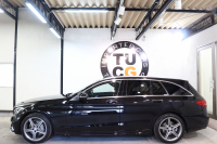 メルセデスベンツ Cクラス C200ｽﾃｰｼｮﾝﾜｺﾞﾝ ｽﾎﾟｰﾂ ﾚｰﾀﾞｰｾｰﾌﾃｨPKG　中期 1ｵｰﾅｰ ｷｰﾚｽｺﾞｰ 黒革 HDDﾅﾋﾞTV BT音楽 ﾊﾞｯｸｶﾒﾗ PTS LEDﾗｲﾄ 自動Rｹﾞｰﾄ AMGｴｱﾛ&18AW ﾀﾞｲﾅﾐｯｸS ｴｱｻｽ 9AT　2年保証