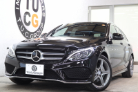 メルセデスベンツ Cクラス C200ｽﾃｰｼｮﾝﾜｺﾞﾝ ｽﾎﾟｰﾂ ﾚｰﾀﾞｰｾｰﾌﾃｨPKG　中期 1ｵｰﾅｰ ｷｰﾚｽｺﾞｰ 黒革 HDDﾅﾋﾞTV BT音楽 ﾊﾞｯｸｶﾒﾗ PTS LEDﾗｲﾄ 自動Rｹﾞｰﾄ AMGｴｱﾛ&18AW ﾀﾞｲﾅﾐｯｸS ｴｱｻｽ 9AT　2年保証