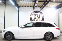 メルセデスベンツ Cクラス C220d ｽﾃｰｼｮﾝﾜｺﾞﾝ AVG AMGﾗｲﾝ ﾚｻﾞｰｴｸｽｸﾙｰｼﾌﾞ&ﾚｰﾀﾞｰｾｰﾌﾃｨPKG　ISG搭載 1ｵｰﾅｰ ｷｰﾚｽｺﾞｰ 黒本革 ﾊﾟﾉﾗﾏSR ﾍｯﾄﾞｱｯﾌﾟD MBUXﾅﾋﾞTV&ARﾅﾋﾞ ｽﾏﾎ連携 360ｶﾒﾗ PTS LEDﾗｲﾄ 自動Rｹﾞｰﾄ AMGｴｱﾛ&18AW 9AT　新車保証継承可