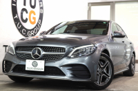 メルセデスベンツ Cクラス C200 AVG AMGﾗｲﾝ ﾚｰﾀﾞｰｾｰﾌﾃｨPKG　BSG搭載 後期 ｷｰﾚｽｺﾞｰ 黒革 HDDﾅﾋﾞTV ｽﾏﾎ連携 ﾊﾞｯｸｶﾒﾗ PTS LEDﾗｲﾄ AMGｴｱﾛ&18AW ﾀﾞｲﾅﾐｯｸS ｴｱｻｽ 9AT 希少色ｾﾚﾅｲﾄｸﾞﾚｰ　2年保証