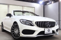 AMG Cクラス C43 4MATIC ｶﾌﾞﾘｵﾚ ﾚｰﾀﾞｰｾｰﾌﾃｨPKG　ｷｰﾚｽｺﾞｰ 黒本革 ｴｱｽｶｰﾌ HDDﾅﾋﾞTV BT音楽 ﾌﾞﾙﾒｽﾀｰ ﾊﾞｯｸｶﾒﾗ PTS LEDﾗｲﾄ AMG専用装備&ﾁｭｰﾆﾝｸﾞ 黒幌 9AT　2年保証