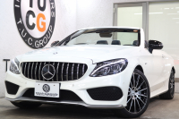 AMG Cクラス C43 4MATIC ｶﾌﾞﾘｵﾚ ﾚｰﾀﾞｰｾｰﾌﾃｨPKG　ｷｰﾚｽｺﾞｰ 黒本革 ｴｱｽｶｰﾌ HDDﾅﾋﾞTV BT音楽 ﾌﾞﾙﾒｽﾀｰ ﾊﾞｯｸｶﾒﾗ PTS LEDﾗｲﾄ AMG専用装備&ﾁｭｰﾆﾝｸﾞ 黒幌 9AT　2年保証