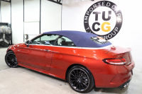 AMG Cクラス C43 4MATIC ｶﾌﾞﾘｵﾚ ﾚｰﾀﾞｰｾｰﾌﾃｨPKG　後期 ｷｰﾚｽｺﾞｰ 白本革 ｴｱｽｶｰﾌ ﾍｯﾄﾞｱｯﾌﾟD HDDﾅﾋﾞTV ｽﾏﾎ連携 ﾌﾞﾙﾒｽﾀｰ ﾊﾞｯｸｶﾒﾗ PTS LEDﾗｲﾄ AMG専用装備&ﾁｭｰﾆﾝｸﾞﾀﾞｲﾅﾐｯｸｾﾚｸﾄ 青幌 9AT　2年保証