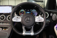 AMG Cクラス C43 4MATIC ｶﾌﾞﾘｵﾚ ﾚｰﾀﾞｰｾｰﾌﾃｨPKG　後期 ｷｰﾚｽｺﾞｰ 白本革 ｴｱｽｶｰﾌ ﾍｯﾄﾞｱｯﾌﾟD HDDﾅﾋﾞTV ｽﾏﾎ連携 ﾌﾞﾙﾒｽﾀｰ ﾊﾞｯｸｶﾒﾗ PTS LEDﾗｲﾄ AMG専用装備&ﾁｭｰﾆﾝｸﾞﾀﾞｲﾅﾐｯｸｾﾚｸﾄ 青幌 9AT　2年保証