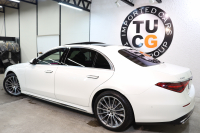 メルセデスベンツ Sクラス S500ﾛﾝｸﾞ 4MATIC AMGﾗｲﾝ&ﾚｰﾀﾞｰｾｰﾌﾃｨPKG　ISG搭載 ｷｰﾚｽｺﾞｰ 黒本革 全席Sﾋｰﾀｰ ﾍﾞﾝﾁﾚｰﾀ ﾏｯｻｰｼﾞ機能 ﾊﾟﾉﾗﾏSR ﾍｯﾄﾞｱｯﾌﾟD MBUX/ARﾅﾋﾞ TV ｽﾏﾎ連携 360ｶﾒﾗ PTS DIGITALﾗｲﾄ 自動ﾄﾗﾝｸ AMGｴｱﾛ&20AW ﾜｲﾔﾚｽ充電 ｴｱｻｽ 9AT Rｱｸｽﾙｽﾃｱ　2年保証