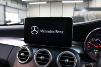 メルセデスベンツ Cクラス C200 AVG AMGﾗｲﾝ ﾚｰﾀﾞｰｾｰﾌﾃｨPKG　1ｵｰﾅｰ ｷｰﾚｽｺﾞｰ 黒革 HDDﾅﾋﾞTV BT音楽 ﾊﾞｯｸｶﾒﾗ PTS LEDﾗｲﾄ AMGｴｱﾛ&18AW ﾀﾞｲﾅﾐｯｸS　2年保証