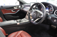 AMG Cクラス C43 4MATIC ｴｸｽｸﾙｰｼﾌﾞ&ﾚｰﾀﾞｰｾｰﾌﾃｨPKG　ｷｰﾚｽｺﾞｰ 赤本革 ﾊﾟﾉﾗﾏSR HDDﾅﾋﾞTV BT音楽 ﾌﾞﾙﾒｽﾀｰ ﾊﾞｯｸｶﾒﾗ PTS LEDﾗｲﾄ ﾊﾝｽﾞﾌﾘｰA AMG専用装備&ﾁｭｰﾆﾝｸﾞﾀﾞｲﾅﾐｯｸｾﾚｸﾄ 9AT　2年保証