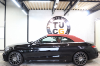 メルセデスベンツ Cクラス C180ｶﾌﾞﾘｵﾚ ｽﾎﾟｰﾂ ﾚｻﾞｰｴｸｽｸﾙｰｼﾌﾞ&ﾚｰﾀﾞｰｾｰﾌﾃｨPKG　後期 1ｵｰﾅｰ ｷｰﾚｽｺﾞｰ 赤本革 ｴｱｽｶｰﾌ ﾍｯﾄﾞｱｯﾌﾟD HDDﾅﾋﾞTV ｽﾏﾎ連携 ﾊﾞｯｸｶﾒﾗ PTS LEDﾗｲﾄ 赤幌 ﾀﾞｲﾅﾐｯｸS ｴｱｻｽ 9AT　2年保証