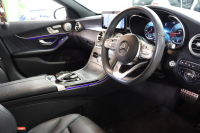 メルセデスベンツ Cクラス C220dｽﾃｰｼｮﾝﾜｺﾞﾝ AVG AMGﾗｲﾝ ﾚｻﾞｰｴｸｽｸﾙｰｼﾌﾞ&ﾚｰﾀﾞｰｾｰﾌﾃｨPKG　後期 MEｺﾈｸﾄ ｷｰﾚｽｺﾞｰ 黒本革 ﾍｯﾄﾞｱｯﾌﾟD HDDﾅﾋﾞTV ｽﾏﾎ連携 ﾊﾞｯｸｶﾒﾗ PTS LEDﾗｲﾄ ﾊﾝｽﾞﾌﾘｰA AMGｴｱﾛ&18AW ｴｱｻｽ 9AT 希少色ｾﾚﾅｲﾄｸﾞﾚｰM　2年保証