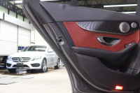 メルセデスベンツ Cクラス C200ｽﾃｰｼｮﾝﾜｺﾞﾝ AVG AMGﾗｲﾝ ﾚｻﾞｰｴｸｽｸﾙｰｼﾌﾞ&ﾚｰﾀﾞｰｾｰﾌﾃｨPKG　BSG搭載 後期 1ｵｰﾅｰ 赤本革 ﾊﾟﾉﾗﾏSR HUD HDDﾅﾋﾞTV ｽﾏﾎ連携 ﾌﾞﾙﾒｽﾀｰ ﾊﾞｯｸｶﾒﾗ PTS LEDﾗｲﾄ ﾊﾝｽﾞﾌﾘｰA AMGｴｱﾛ&18AW ｴｱｻｽ 9AT 希少色ｾﾚﾅｲﾄｸﾞﾚｰM　2年保証