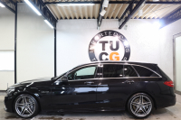 AMG Cクラス C63ｽﾃｰｼｮﾝﾜｺﾞﾝ ﾚｰﾀﾞｰｾｰﾌﾃｨPKG　ｷｰﾚｽｺﾞｰ 黒本革 ﾊﾟﾉﾗﾏSR ﾍｯﾄﾞｱｯﾌﾟD HDDﾅﾋﾞTV BT音楽 ﾌﾞﾙﾒｽﾀｰ ﾊﾞｯｸｶﾒﾗ PTS LEDﾗｲﾄ ﾊﾝｽﾞﾌﾘｰA AMG専用装備&ﾁｭｰﾆﾝｸﾞﾀﾞｲﾅﾐｯｸｾﾚｸﾄ　2年保証