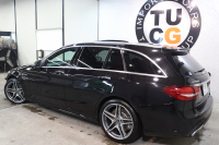 AMG Cクラス C63ｽﾃｰｼｮﾝﾜｺﾞﾝ ﾚｰﾀﾞｰｾｰﾌﾃｨPKG　ｷｰﾚｽｺﾞｰ 黒本革 ﾊﾟﾉﾗﾏSR ﾍｯﾄﾞｱｯﾌﾟD HDDﾅﾋﾞTV BT音楽 ﾌﾞﾙﾒｽﾀｰ ﾊﾞｯｸｶﾒﾗ PTS LEDﾗｲﾄ ﾊﾝｽﾞﾌﾘｰA AMG専用装備&ﾁｭｰﾆﾝｸﾞﾀﾞｲﾅﾐｯｸｾﾚｸﾄ　2年保証