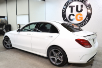 メルセデスベンツ Cクラス C200 AVG AMGﾗｲﾝ ﾚｰﾀﾞｰｾｰﾌﾃｨPKG　中期 C43仕様 ｷｰﾚｽｺﾞｰ 黒革 HDDﾅﾋﾞTV BT音楽 ﾊﾞｯｸｶﾒﾗ PTS DSRC LEDﾍｯﾄﾞﾗｲﾄ AMGｴｱﾛ&18AW C43ｸﾞﾘﾙ ﾄﾗﾝｸｽﾎﾟｲﾗ- ｴｸﾞｿﾞｰｽﾄｴﾝﾄﾞ ﾀﾞｲﾅﾐｯｸS ｴｱｻｽ 9AT　2年保証