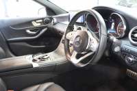 メルセデスベンツ Cクラス C200ｽﾃｰｼｮﾝﾜｺﾞﾝ AVG AMGﾗｲﾝ ﾚｰﾀﾞｰｾｰﾌﾃｨPKG　BSG搭載 後期 ｷｰﾚｽｺﾞｰ 黒革 HDDﾅﾋﾞTV ｽﾏﾎ連携 ﾊﾞｯｸｶﾒﾗ PTS LEDﾗｲﾄ 自動Rｹﾞｰﾄ AMGｴｱﾛ&18AW ﾀﾞｲﾅﾐｯｸS ｴｱｻｽ 9AT　2年保証