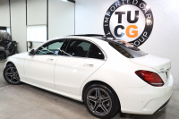 メルセデスベンツ Cクラス C200 AVG AMGﾗｲﾝ ﾚｻﾞｰｴｸｽｸﾙｰｼﾌﾞ&ﾚｰﾀﾞｰｾｰﾌﾃｨPKG　BSG搭載 後期 ｷｰﾚｽｺﾞｰ 黒本革 ﾊﾟﾉﾗﾏSR ﾍｯﾄﾞｱｯﾌﾟD HDDﾅﾋﾞTV ｽﾏﾎ連携 ﾌﾞﾙﾒｽﾀｰ ﾊﾞｯｸｶﾒﾗ PTS LEDﾗｲﾄ ﾊﾝｽﾞﾌﾘｰA AMGｴｱﾛ&18AW ｴｱｻｽ 9AT　2年保証