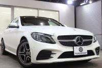 メルセデスベンツ Cクラス C200 AVG AMGﾗｲﾝ ﾚｻﾞｰｴｸｽｸﾙｰｼﾌﾞ&ﾚｰﾀﾞｰｾｰﾌﾃｨPKG　BSG搭載 後期 ｷｰﾚｽｺﾞｰ 黒本革 ﾊﾟﾉﾗﾏSR ﾍｯﾄﾞｱｯﾌﾟD HDDﾅﾋﾞTV ｽﾏﾎ連携 ﾌﾞﾙﾒｽﾀｰ ﾊﾞｯｸｶﾒﾗ PTS LEDﾗｲﾄ ﾊﾝｽﾞﾌﾘｰA AMGｴｱﾛ&18AW ｴｱｻｽ 9AT　2年保証