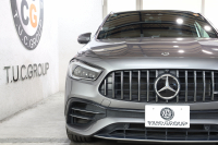 AMG GLA GLA45S 4MATIC+ ﾚｰﾀﾞｰｾｰﾌﾃｨPKG　現行 ｷｰﾚｽｺﾞｰ 灰/黒本革 ﾊﾟﾉﾗﾏSR MBUXﾅﾋﾞTV BT音楽 360ｶﾒﾗ PTS LEDﾗｲﾄ ﾊﾝｽﾞﾌﾘｰA AMG専用装備&ﾁｭｰﾆﾝｸﾞ ﾜｲﾔﾚｽ充電 8AT 希少色ﾏｳﾝﾃﾝｸﾞﾚｰ　2年保証