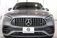 AMG GLA GLA45S 4MATIC+ ﾚｰﾀﾞｰｾｰﾌﾃｨPKG　現行 ｷｰﾚｽｺﾞｰ 灰/黒本革 ﾊﾟﾉﾗﾏSR MBUXﾅﾋﾞTV BT音楽 360ｶﾒﾗ PTS LEDﾗｲﾄ ﾊﾝｽﾞﾌﾘｰA AMG専用装備&ﾁｭｰﾆﾝｸﾞ ﾜｲﾔﾚｽ充電 8AT 希少色ﾏｳﾝﾃﾝｸﾞﾚｰ　2年保証