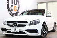 AMG Cクラス C63 ｴｸｽｸﾙｰｼﾌﾞ&ﾚｰﾀﾞｰｾｰﾌﾃｨPKG　ｷｰﾚｽｺﾞｰ 黒本革 ﾊﾟﾉﾗﾏSR ﾍｯﾄﾞｱｯﾌﾟD HDDﾅﾋﾞTV BT音楽 ﾌﾞﾙﾒｽﾀｰ ﾊﾞｯｸｶﾒﾗ PTS LEDﾗｲﾄ ﾊﾝｽﾞﾌﾘｰA AMG専用装備&ﾁｭｰﾆﾝｸﾞﾀﾞｲﾅﾐｯｸｾﾚｸﾄ　2年保証