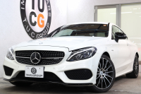 AMG Cクラス C43 4MATIC ｸｰﾍﾟ ﾚｰﾀﾞｰｾｰﾌﾃｨPKG　ｷｰﾚｽｺﾞｰ 黒本革 ﾍｯﾄﾞｱｯﾌﾟD HDDﾅﾋﾞTV BT音楽 ﾌﾞﾙﾒｽﾀｰ ﾊﾞｯｸｶﾒﾗ PTS LEDﾗｲﾄ ﾊﾝｽﾞﾌﾘｰA AMG専用装備&ﾁｭｰﾆﾝｸﾞﾀﾞｲﾅﾐｯｸｾﾚｸﾄ 9AT　2年保証