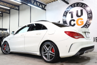 AMG CLAクラス CLA45 4MATIC AMGｴｸｽｸﾙｰｼﾌﾞ&ﾊﾞﾘｭｰ&ﾚｰﾀﾞｰｾｰﾌﾃｨPKG　黒本革 ﾊﾟﾉﾗﾏSR HDDﾅﾋﾞTV BT音楽 ﾊﾞｯｸｶﾒﾗ DSRC PTS ｷｾﾉﾝﾗｲﾄ AMG専用装備&ﾁｭｰﾆﾝｸﾞ ﾊﾟﾅﾒﾘｶｰﾅｸﾞﾘﾙ 7AT　2年保証