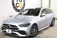 メルセデスベンツ Cクラス C220d ｽﾃｰｼｮﾝﾜｺﾞﾝ AVG AMGﾗｲﾝ ﾚｻﾞｰｴｸｽｸﾙｰｼﾌﾞ&ﾍﾞｰｼｯｸ&ﾚｰﾀﾞｰｾｰﾌﾃｨPKG　ISG搭載 1ｵｰﾅｰ ｷｰﾚｽｺﾞｰ 黒本革 ﾊﾟﾉﾗﾏSR ﾍｯﾄﾞｱｯﾌﾟD MBUXﾅﾋﾞTV ｽﾏﾎ連携 360ｶﾒﾗ PTS LEDﾗｲﾄ 自動Rｹﾞｰﾄ AMGｴｱﾛ&18AW 9AT　2年保証