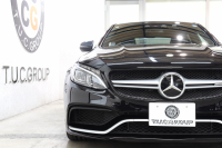 AMG Cクラス C63 ﾚｰﾀﾞｰｾｰﾌﾃｨPKG　ｷｰﾚｽｺﾞｰ 黒本革 ｼｰﾄﾋｰﾀｰ HDDﾅﾋﾞTV BT音楽 ﾊﾞｯｸｶﾒﾗ PTS LEDﾗｲﾄ 自動ﾄﾗﾝｸ AMG専用装備&ﾁｭｰﾆﾝｸﾞ 7AT　2年保証
