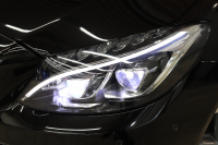 AMG Cクラス C63 ﾚｰﾀﾞｰｾｰﾌﾃｨPKG　ｷｰﾚｽｺﾞｰ 黒本革 ｼｰﾄﾋｰﾀｰ HDDﾅﾋﾞTV BT音楽 ﾊﾞｯｸｶﾒﾗ PTS LEDﾗｲﾄ 自動ﾄﾗﾝｸ AMG専用装備&ﾁｭｰﾆﾝｸﾞ 7AT　2年保証