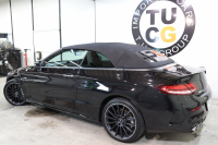 AMG Cクラス C43 4MATIC ｶﾌﾞﾘｵﾚ ﾚｰﾀﾞｰｾｰﾌﾃｨPKG　後期 1ｵｰﾅｰ ｷｰﾚｽｺﾞｰ 白本革 ｴｱｽｶｰﾌ HUD HDDﾅﾋﾞTV ｽﾏﾎ連携 ﾌﾞﾙﾒｽﾀｰ Bｶﾒﾗ PTS LEDﾗｲﾄ AMG専用装備&ﾁｭｰﾆﾝｸﾞ ﾀﾞｲﾅﾐｯｸS 9AT　2年保証