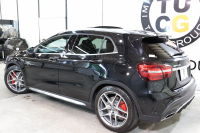 AMG GLA GLA45 4MATIC ﾚｰﾀﾞｰｾｰﾌﾃｨPKG　後期 ｷｰﾚｽｺﾞｰ 黒本革 SR HDDﾅﾋﾞTV ｽﾏﾎ連携 ﾊﾞｯｸｶﾒﾗ PTS LEDﾍｯﾄﾞﾗｲﾄ 自動Rｹﾞｰﾄ&ﾊﾝｽﾞﾌﾘｰA AMG専用装備&ﾁｭｰﾆﾝｸﾞ AMGｴｱﾛ&19AW 7AT　2年保証