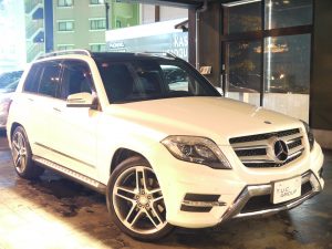 12yGLK350 4MATICﾌﾞﾙｰｴﾌｨｼｪﾝｼｰ AMGｴｸｽｸﾙｰｼﾌﾞPKG 348万円入庫！6月17日