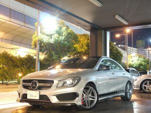 15yCLA45 AMG 4MATIC ｶｰﾎﾞﾝ&ﾚｰﾀﾞｰSP ASK万円入庫！7月14日