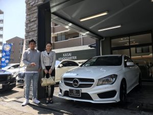 祝 ご納車！CLA250 4MATIC AMGエクスクルーシブ