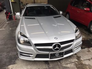 ご納車！SLK200 ブルーエフシェンシー　AMGスポーツPKGです。