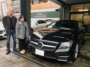 祝ご納車！CLS350BL-EF AMGスポーツ&レーダーセーフティPKG！