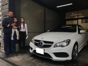 祝ご納車！E250カブリオレ AMGスポーツ&コンフォートPKG！