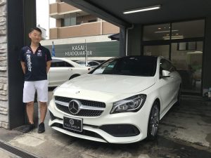 祝 ご納車です。【CLA180 ｼｭｰﾃｨﾝｸﾞﾌﾞﾚｰｸ ｽﾎﾟｰﾂ】