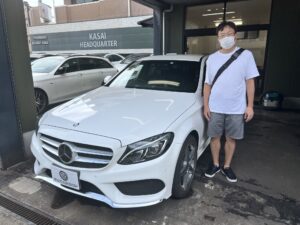 ご納車！Ｃ２００ＡＶＧ　ＡＭＧライン白