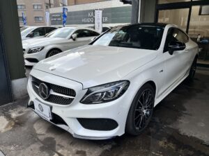 ご納車！１７ｙ Ｃ４３クーペ  レーダーセーフティＰＫＧ白