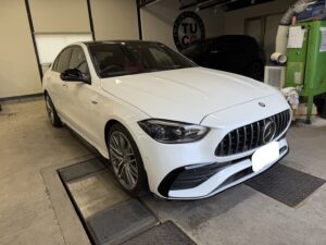 🐬２０２２ｙ　Ｃ４３　４マチックＡＭＧ　ＢＳＧ搭載モデル　白