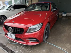 ■２０１９ｙ Ｃ４３カブリオレ ４マチック レーダーセーフティパッケージ 赤