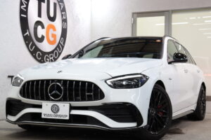 2023y C43 4MATIC ステーションワゴン AMGナイト＆レーダーセーフティPKG 665万円入庫！8月1日